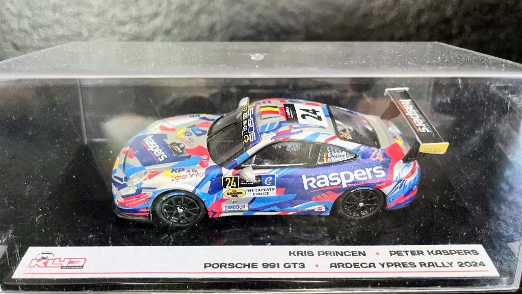 Kris Princen Porsche 991 GT3 Ypres Rally 2024, Ophalen of Verzenden, Zo goed als nieuw, Auto, Overige merken
