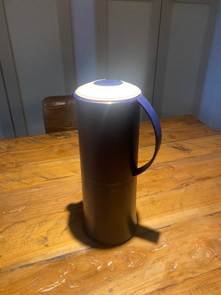 Tupperware thermoskan, Ophalen of Verzenden, Blauw