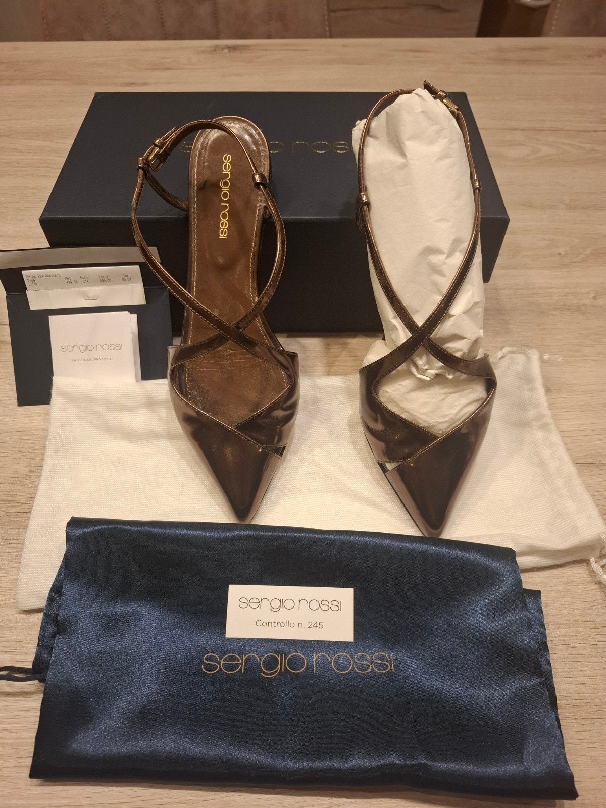 Schoenen Sergio Rossi maat 36,5., Ophalen, Zo goed als nieuw, Sergio Rossi, Bruin