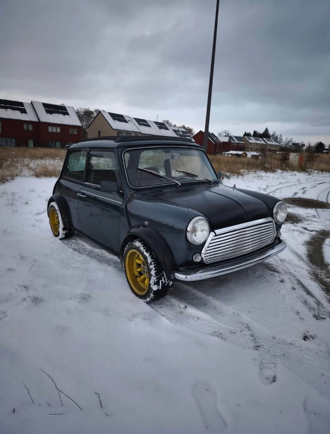 Rover Austin mini British open 1300, Auto's, Mini, Particulier, Overige modellen, Lichtmetalen velgen, Metaalkleur, Sportpakket