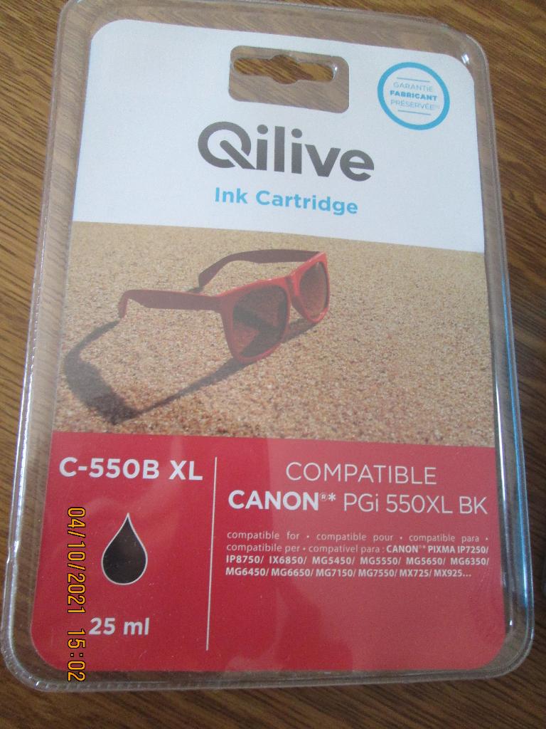 Cartouche encre noire "C-550/551 XL pour imprimante "CANON", Informatique & Logiciels, Enlèvement, Neuf, Cartridge, Canon