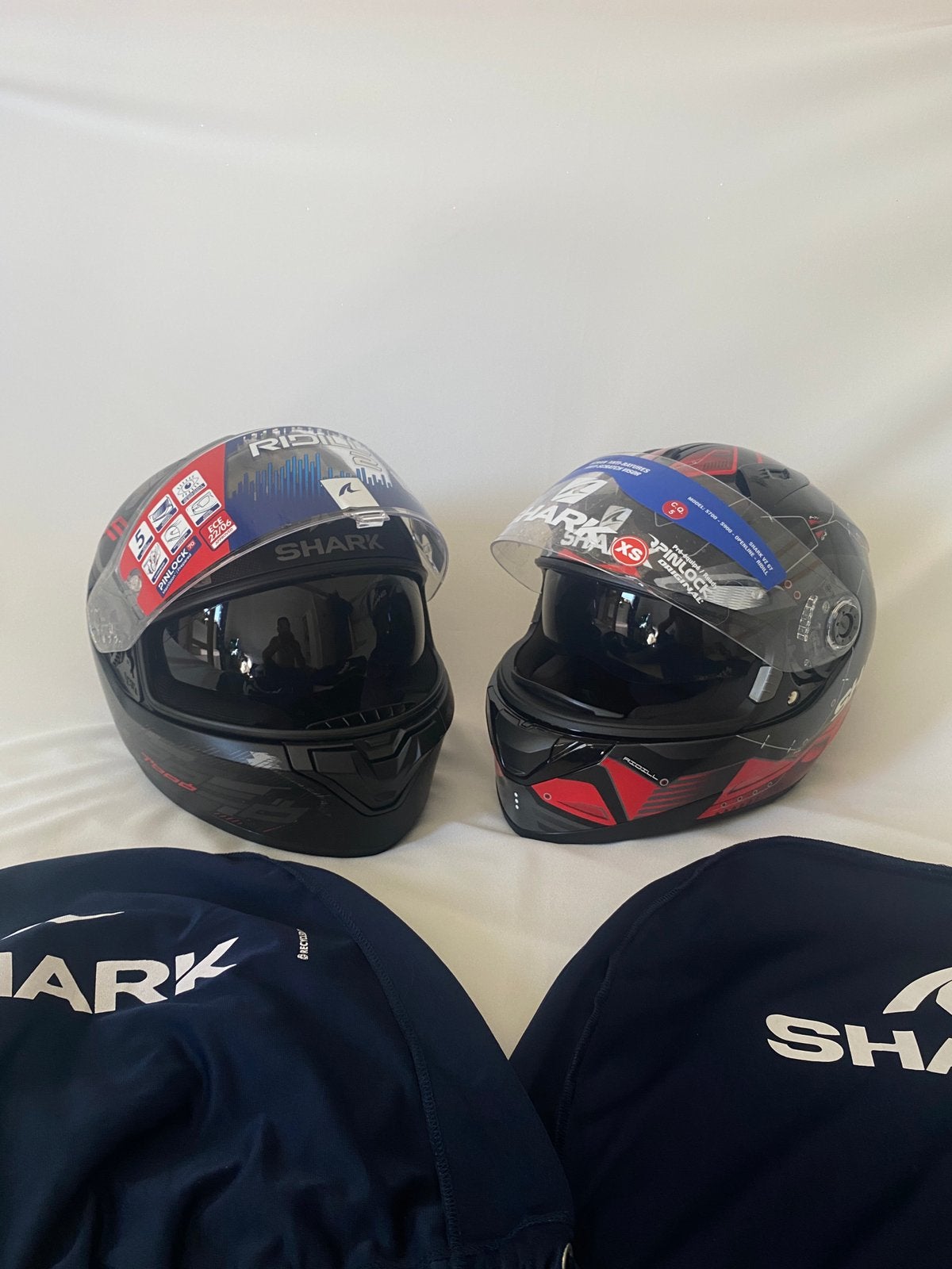 2 Casque  de MoTo marque SHARK neuf, Enlèvement ou Envoi, XS, Shark