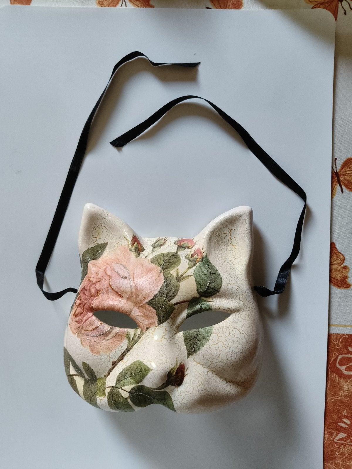 Venetiaans masker Mitiva - kat, Ophalen