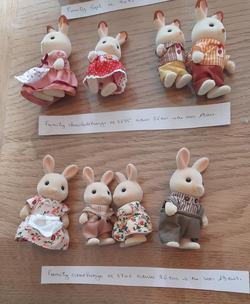 Sylvanian Families 2 ensembles de poupées, Enlèvement ou Envoi