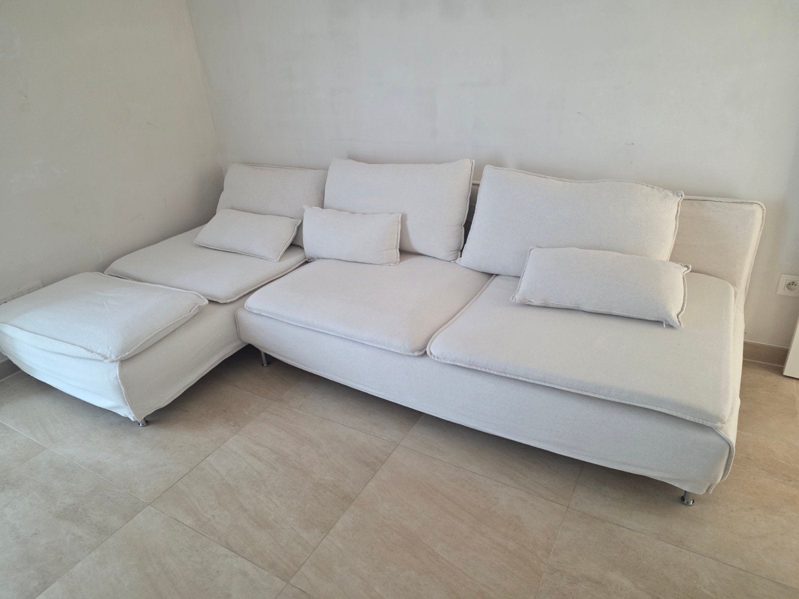 Sofa met lounge nieuwstaat - scheiding, Ophalen