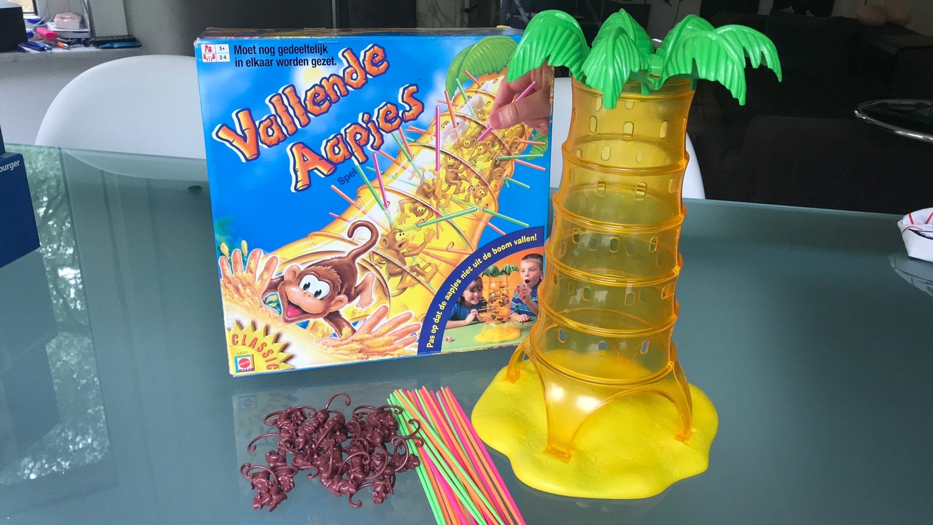 Vallende aapjes vanaf 5 jaar, Ophalen, Gebruikt