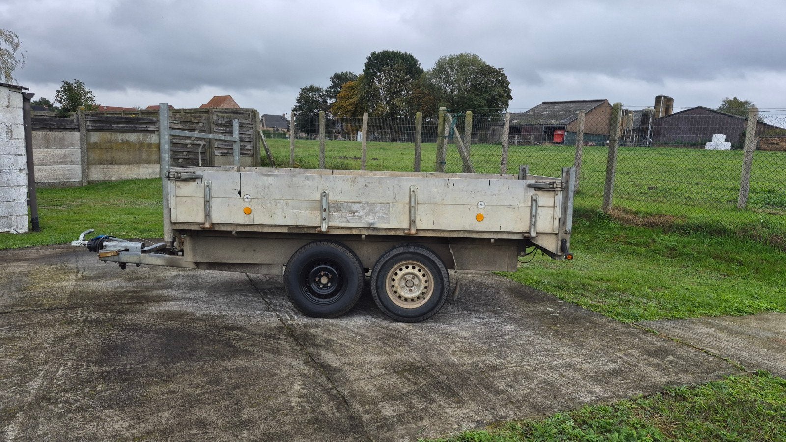 aanhangwagen dubbelasser Naki, 100 liter of meer, Ophalen, Gebruikt, Transportkar