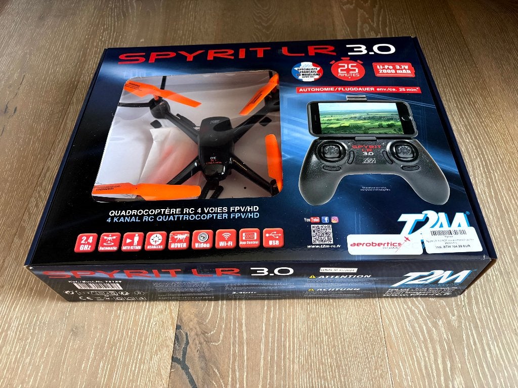 Drone SPYRIT LR 3.0, TV, Hi-fi & Vidéo, Drones, Moins de 250 g, Enlèvement, Moins de 100 m, Qualité de base