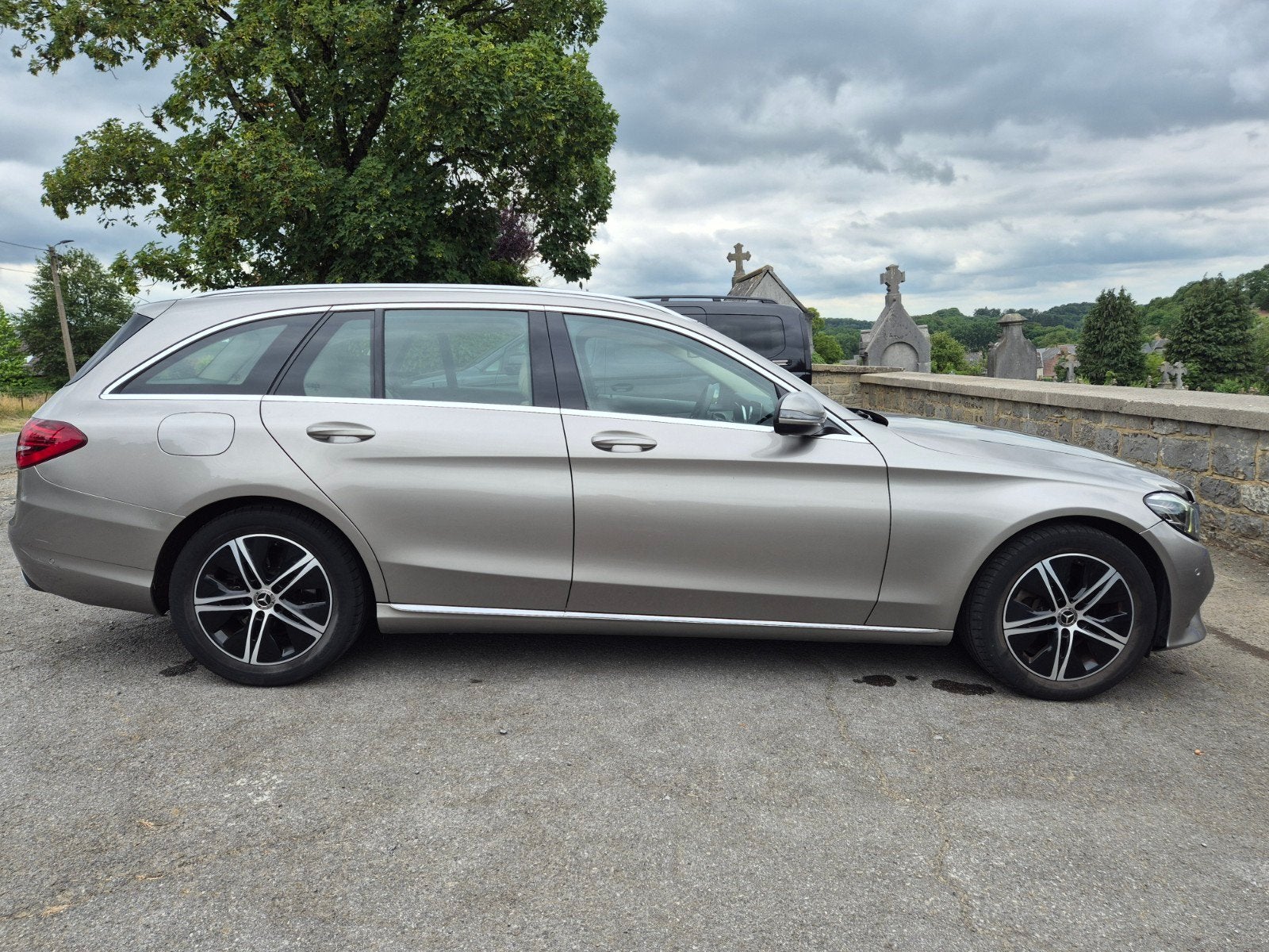 Mercedes C180 D - Stationwagen - 04/2019 - 85500km, Auto's, Automaat, Beige, CL, Beige