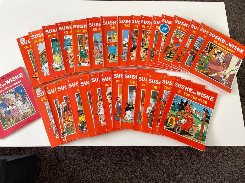 30x Suske en Wiske strips, Meerdere comics, Ophalen, Gelezen, Europa