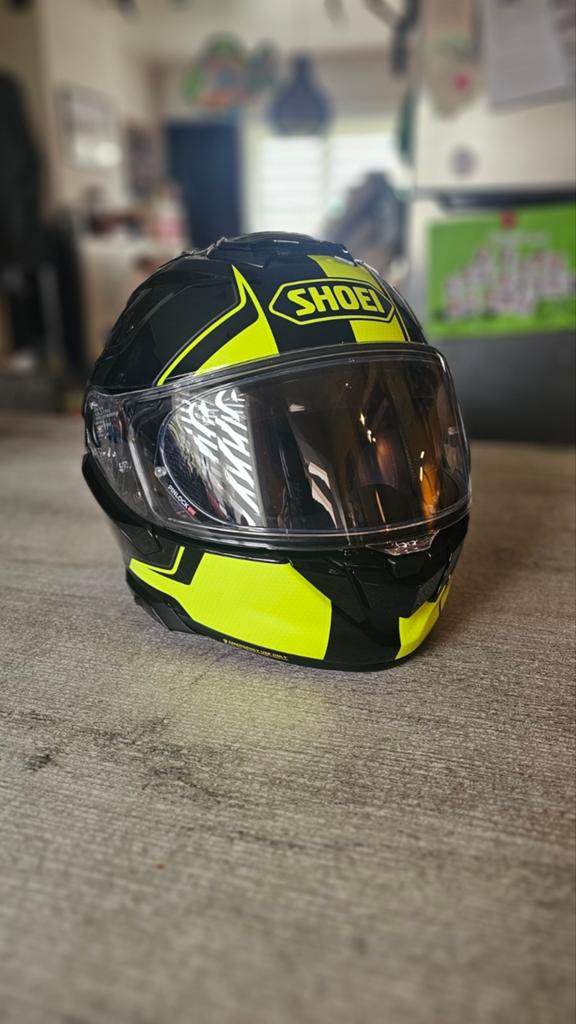 Shoei GT-Air 3 Scenario motorhelm 2XL - als nieuw, Motoren, Ophalen, Shoei