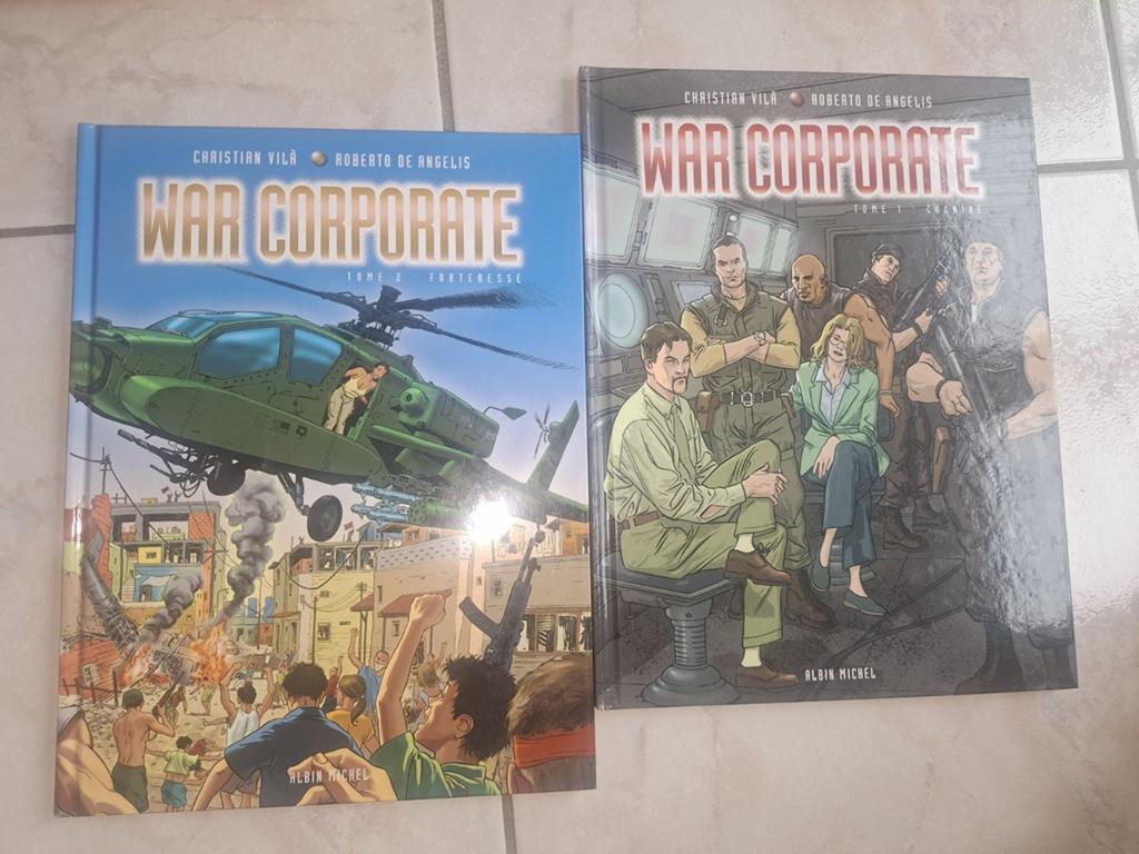 Lot de 2 bd War Corporate 1,2 Premières éditions pour 8€, Plusieurs BD, Enlèvement, Comme neuf