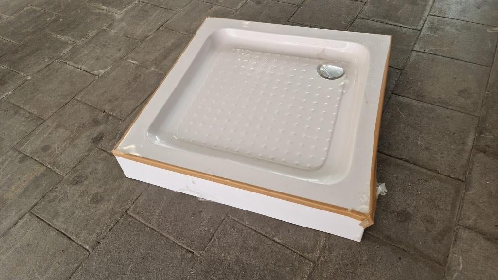 Tub douche acrylique 80x80 - 15cm  nouveau, Doe-het-zelf en Bouw, Ophalen, Nieuw, Douche