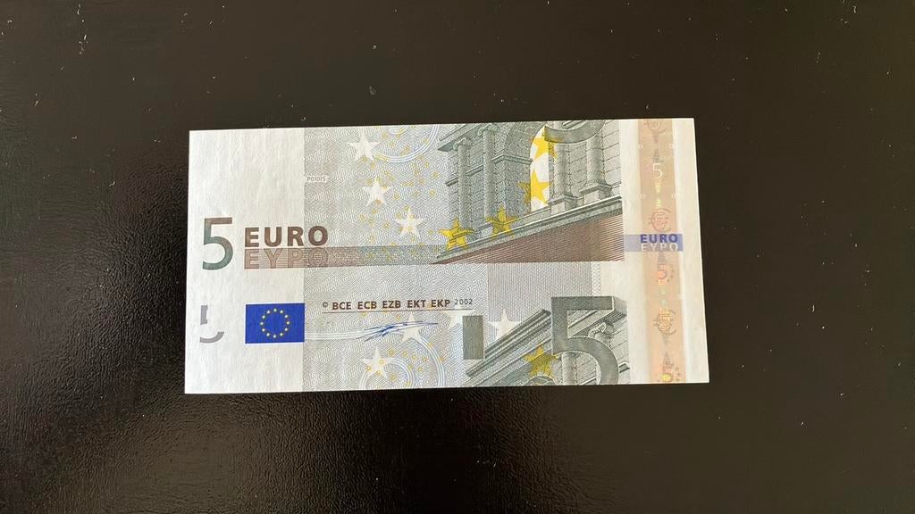 Versneden €5,- Duisenberg - X0659….. - Ruilen tegen een €10, Postzegels en Munten, Ophalen of Verzenden