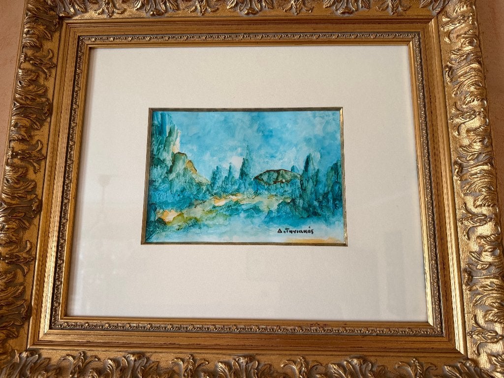 Schilderij - aquarel, Ophalen, Maritiem / water, Doek, Aquarel