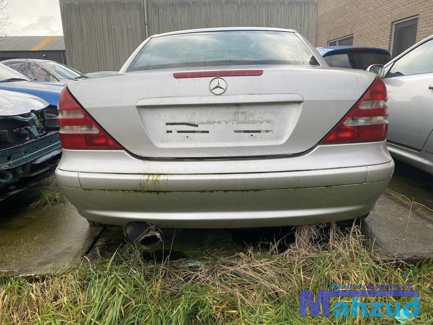 MERCEDES SLK R170 Zilver 744 Achterbumper 1996-2004, Gebruikt, Mercedes-Benz AG, Mercedes-Benz, Mercedesstrasse 120
70372  Stuttgart, DE