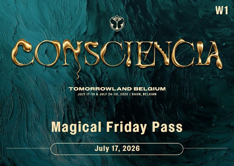 2X Day Pass Tomorrowland W1 - 17 Juillet 2026 Magical Friday, Twee personen