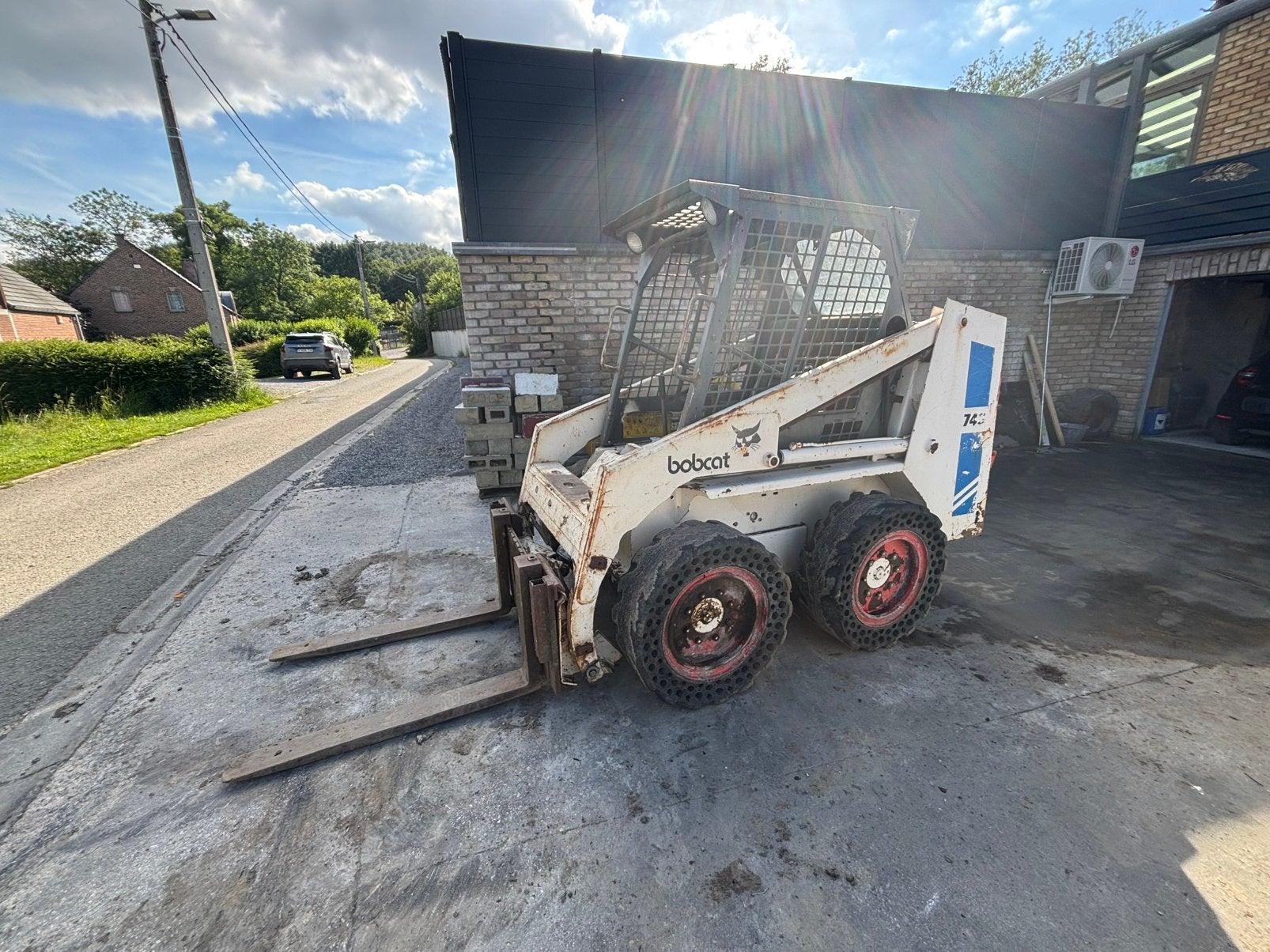 Bob cat 743, Enlèvement, Chargeuse sur pneus ou Chouleur