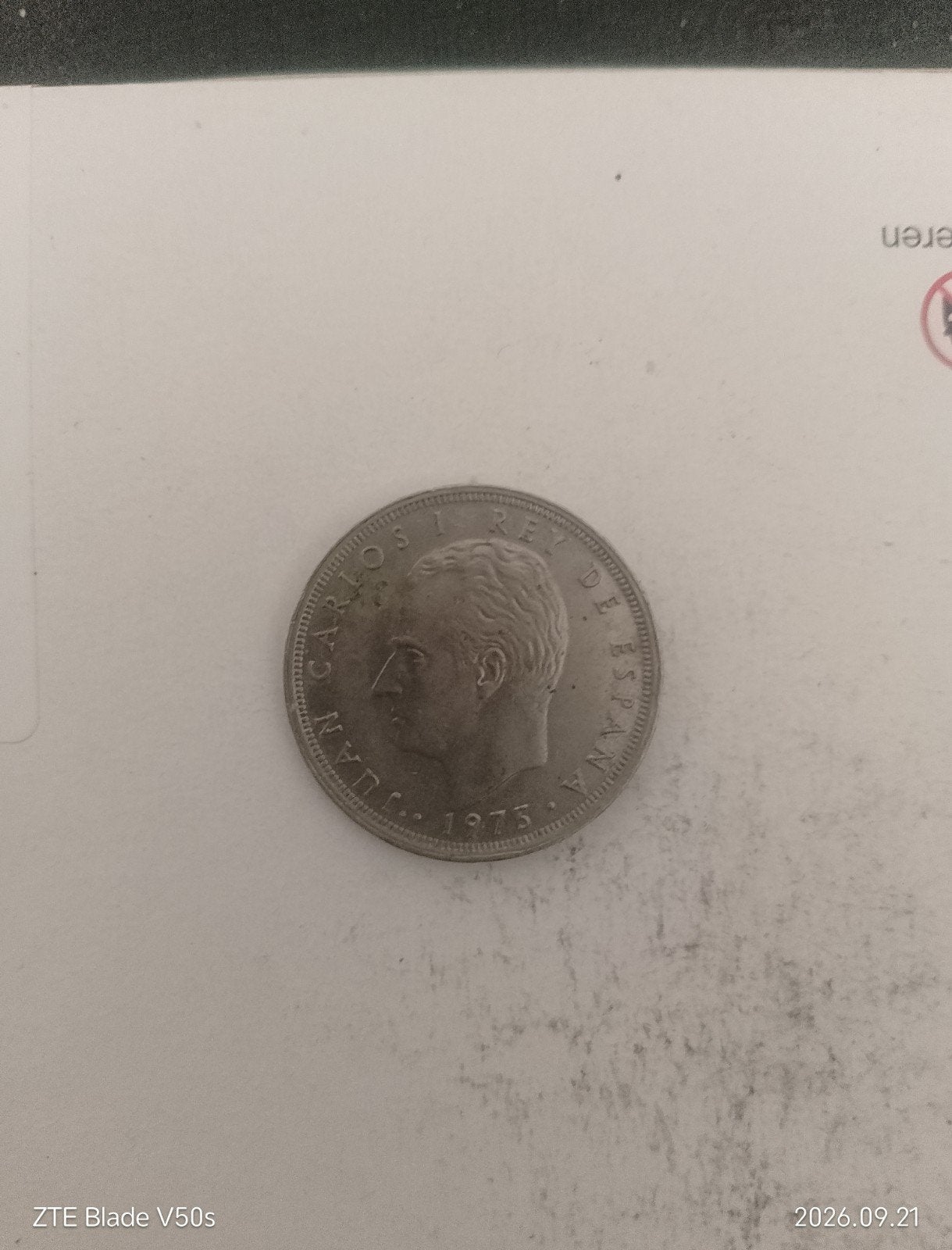 pièce de monnaie, Enlèvement ou Envoi