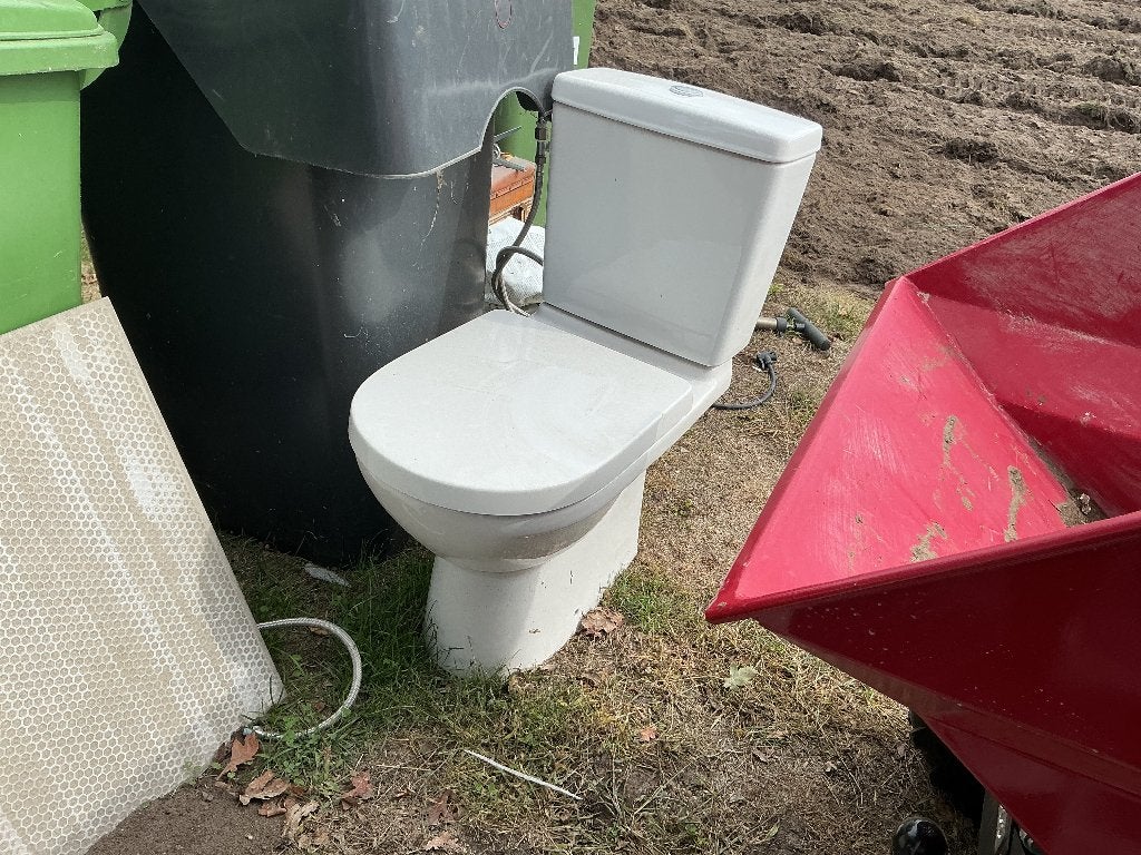 Wc, Enlèvement, Utilisé, Toilettes