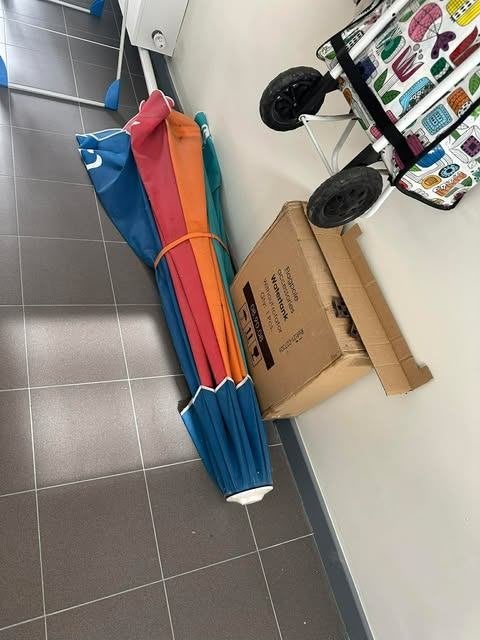 parasol, Infoaprso, Enlèvement, Utilisé, Parasol sur pied