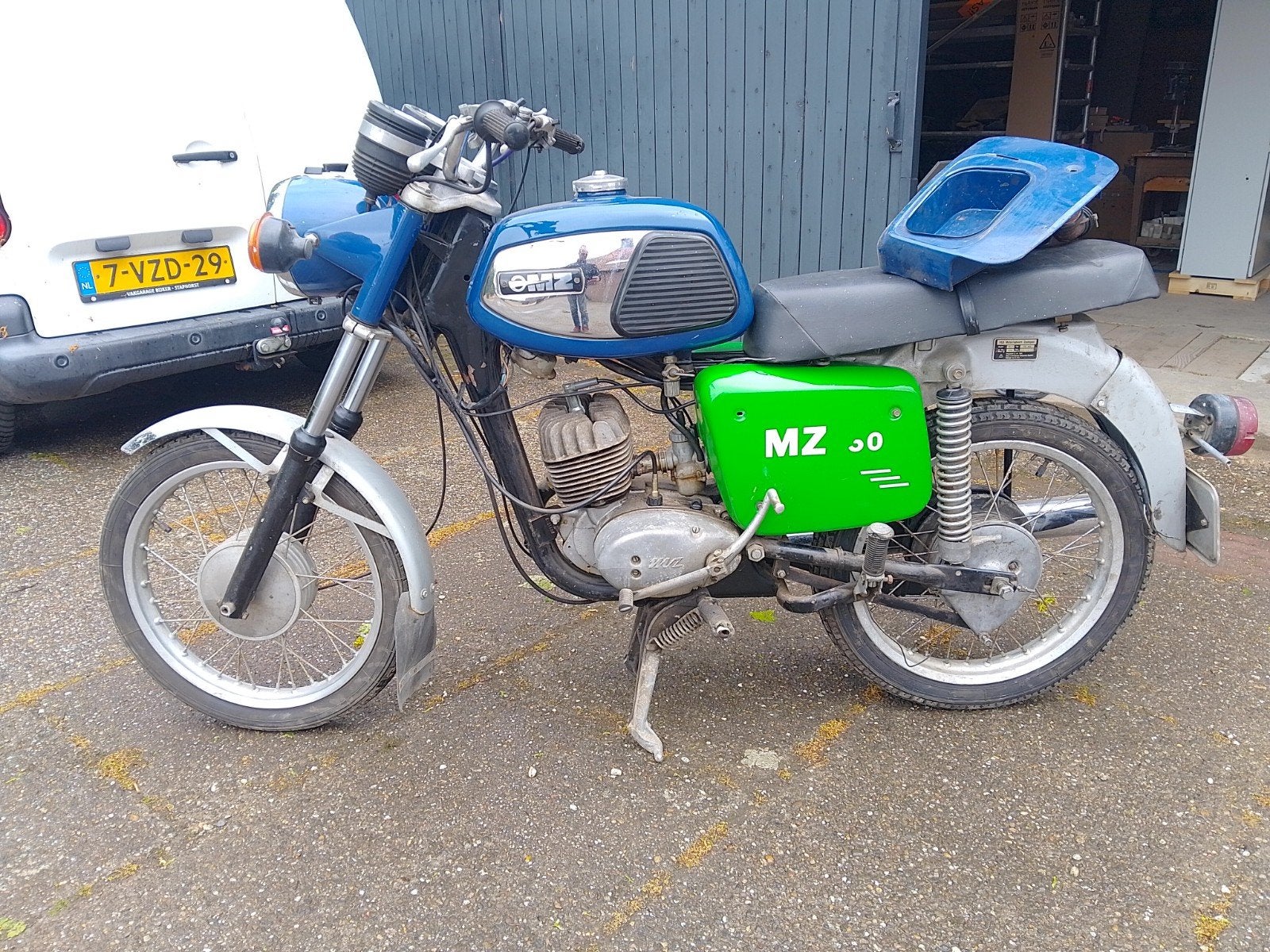 MZ - TS 150, Motoren, MüZ MZ MUZ, Particulier, 11 kW of minder, 1 cilinder