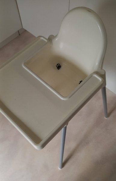 chaise bébé IKEA, Enlèvement, Comme neuf, Plateau amovible