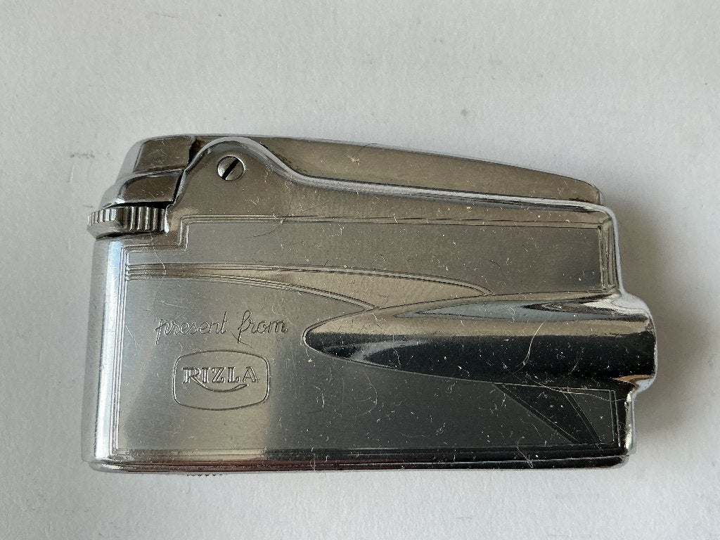 2 x Ronson Varaflame faisant de la publicité pour Rizla, Enlèvement ou Envoi, Utilisé, Briquet