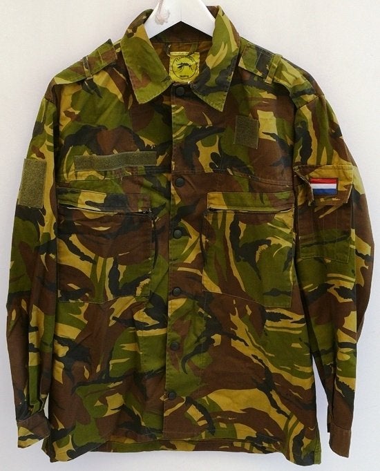 Jas, GVT, M93, Woodland Camo, maat: 6080/9500, KL, 2018.(1), Ophalen of Verzenden, Landmacht, Kleding of Schoenen