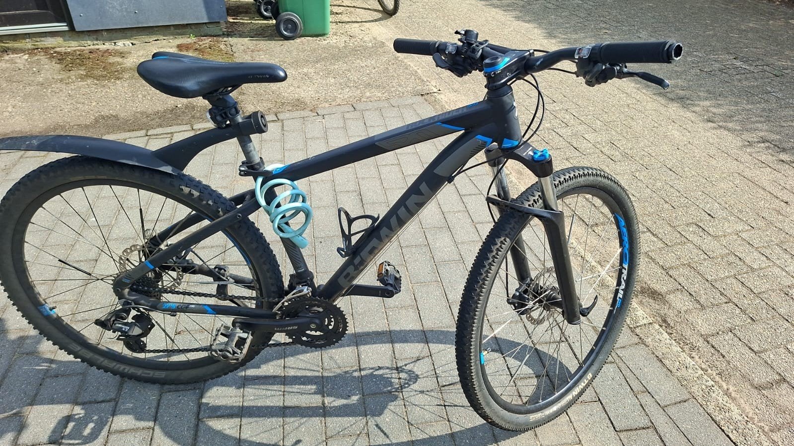 mountainbike, Ophalen