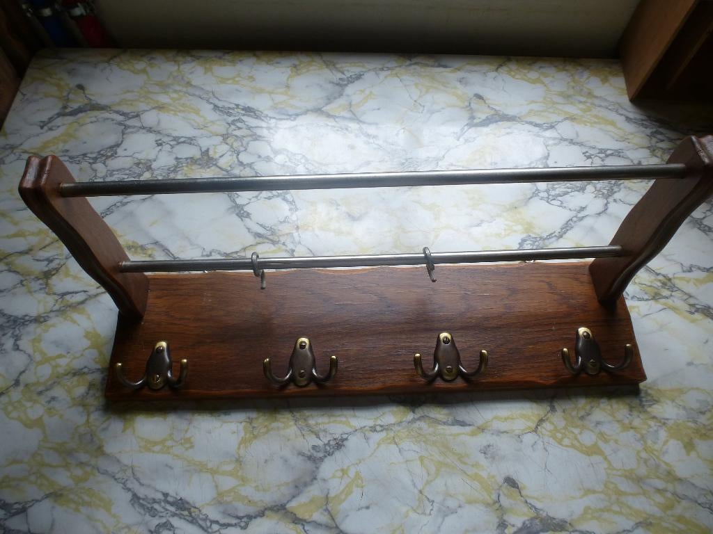 OPHANGBEUGEL KEUKENGERIEF / KAPSTOK VINTAGE, Ophalen of Verzenden