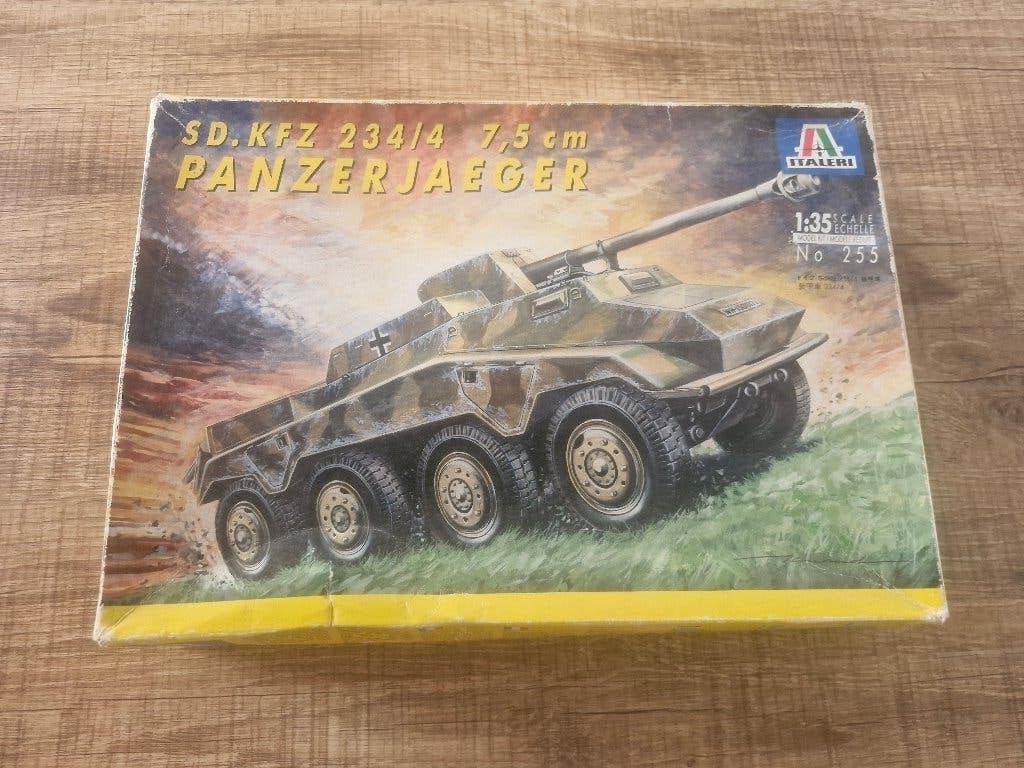 Italeri 1/35 Sd.Kfz.234/4 7.5cm Panzerjäger, Neuf, Voiture, 1:32 à 1:50, Italeri