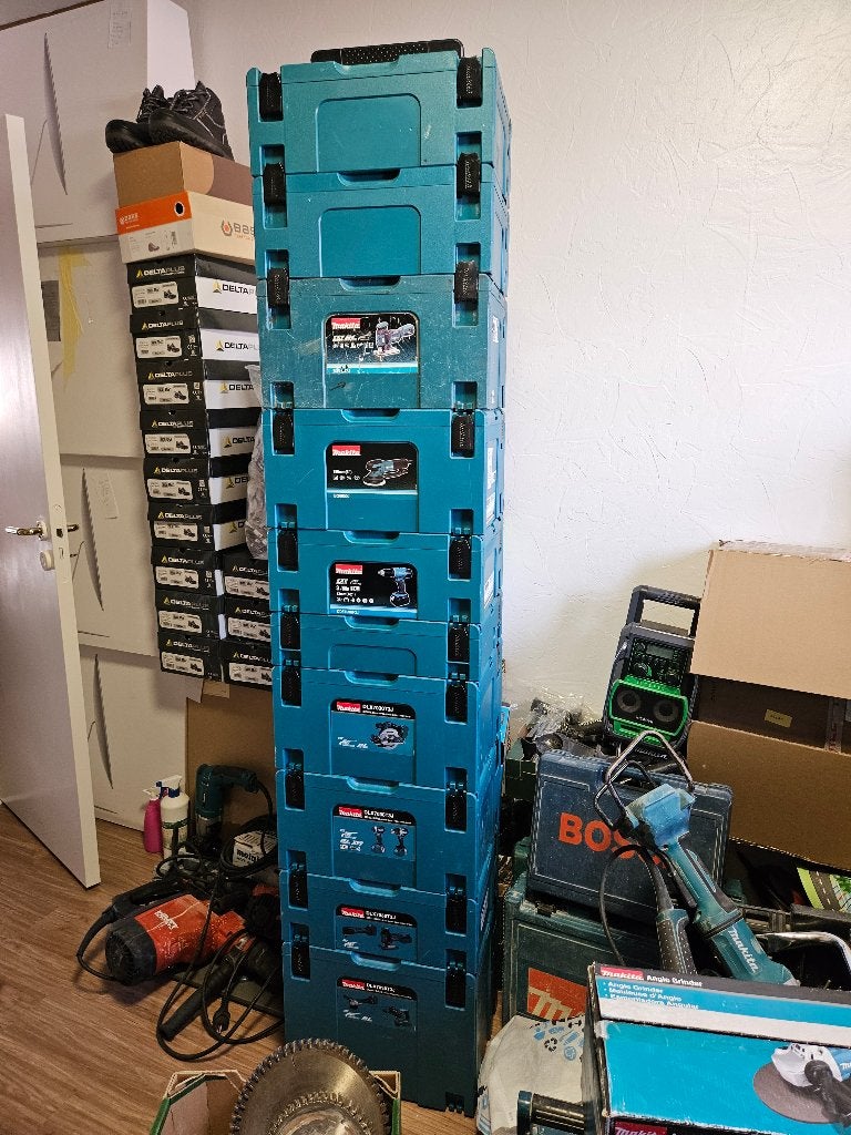 Makita Hilti DeWalt Bosch KOFFERS en Makita Mbox inlay's, Enlèvement, Comme neuf, Autres types, Hilti