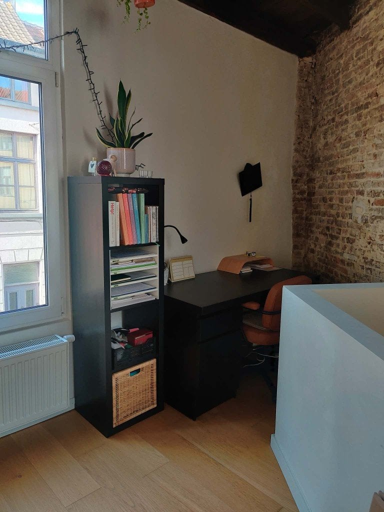 bureau, Maison & Meubles, Bureaux, Utilisé, Bureau-armoire combiné, IKEA, Bois, Noir, Enlèvement
