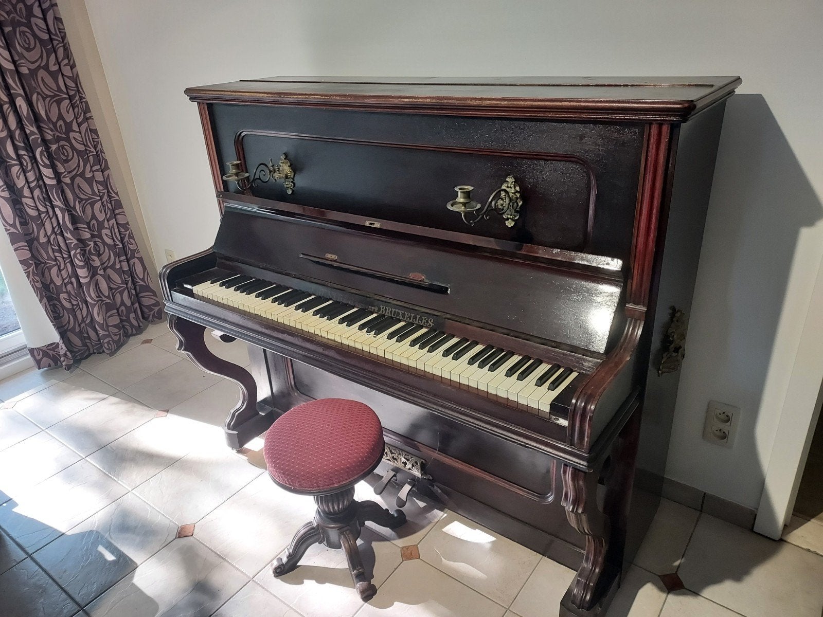 Piano J.Günther, Muziek en Instrumenten, Ophalen, Gebruikt, Piano
