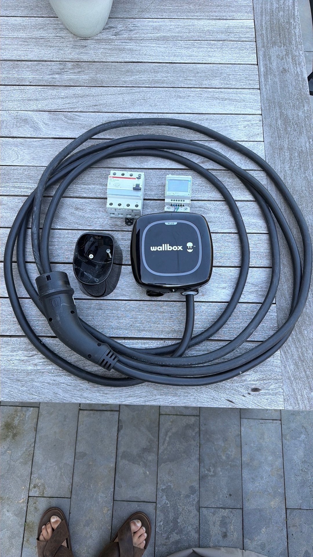Wallbox Pulsar Plus 22kW + energiemeter + differentieel, Auto diversen, Laadpalen, Ophalen, Zo goed als nieuw, Laadpaal