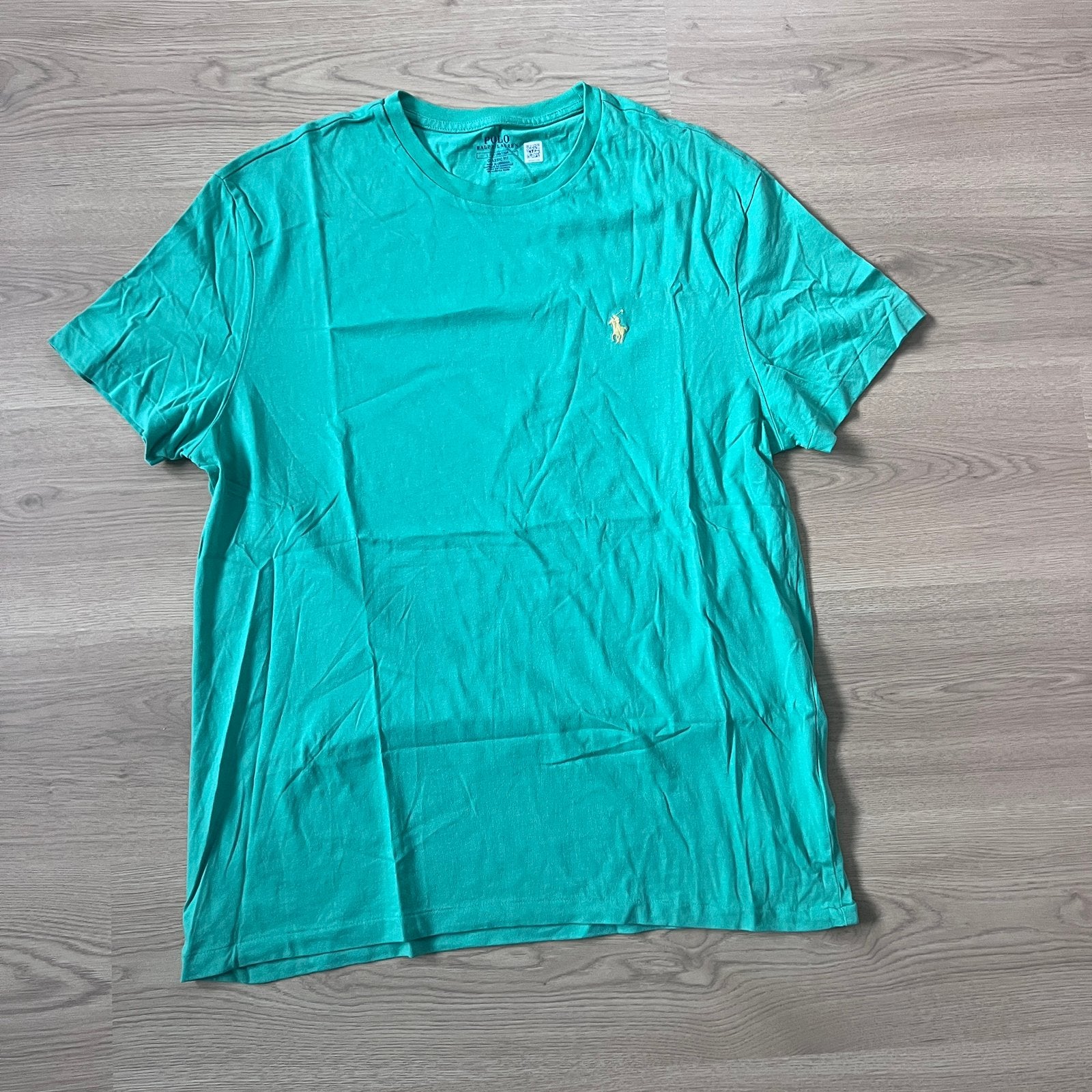 T-shirt Polo Ralph Lauren turquoise — Taille M, Vêtements | Hommes, Enlèvement ou Envoi, Comme neuf, Taille 52/54 (L), Autres couleurs