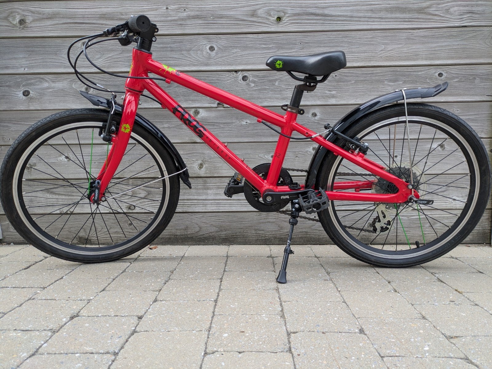 Frog 52 rood uitstekende staat, Ophalen, Frog Bikes, Velgrem, 20 tot 24 inch