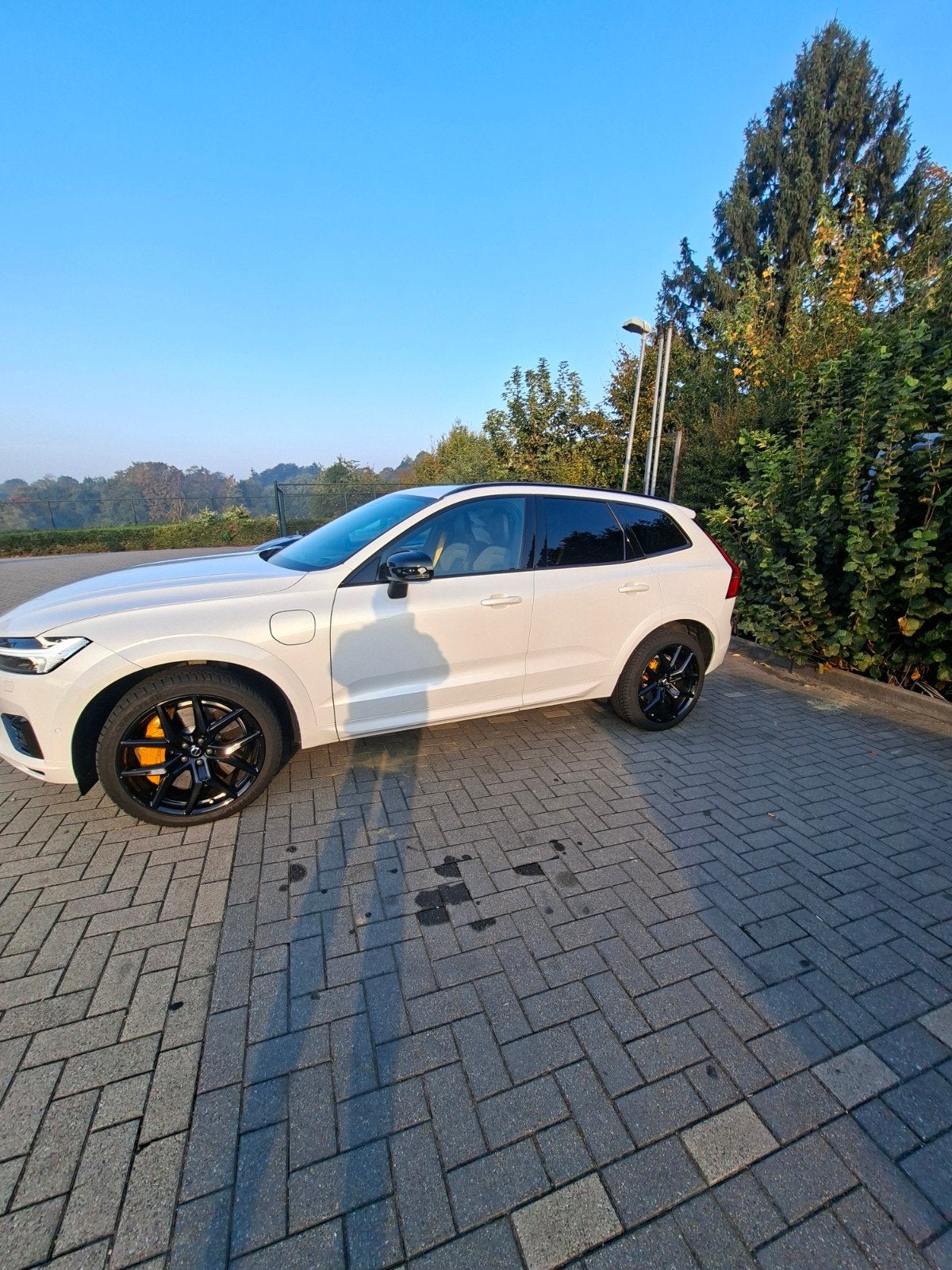 Volvo Xc60 T8 polestar, Auto's, Automaat, Zwart, 4 cilinders, Leder en Stof