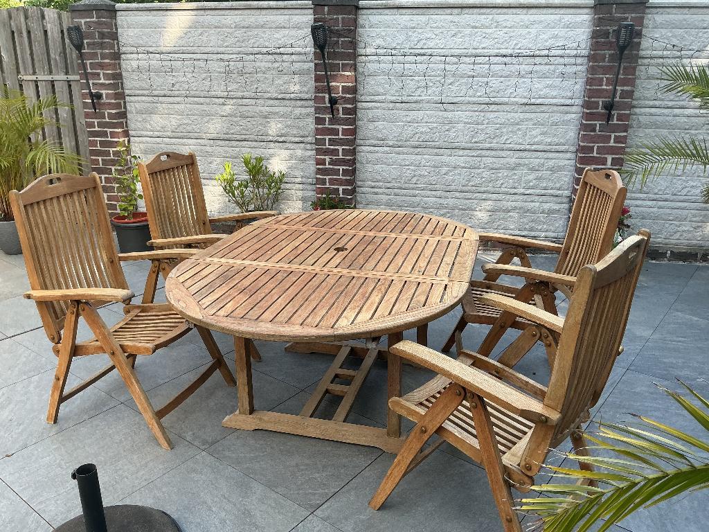Royal Arrow tuinset, Jardin & Terrasse, Chaise, Salons de jardin, Comme neuf, Enlèvement