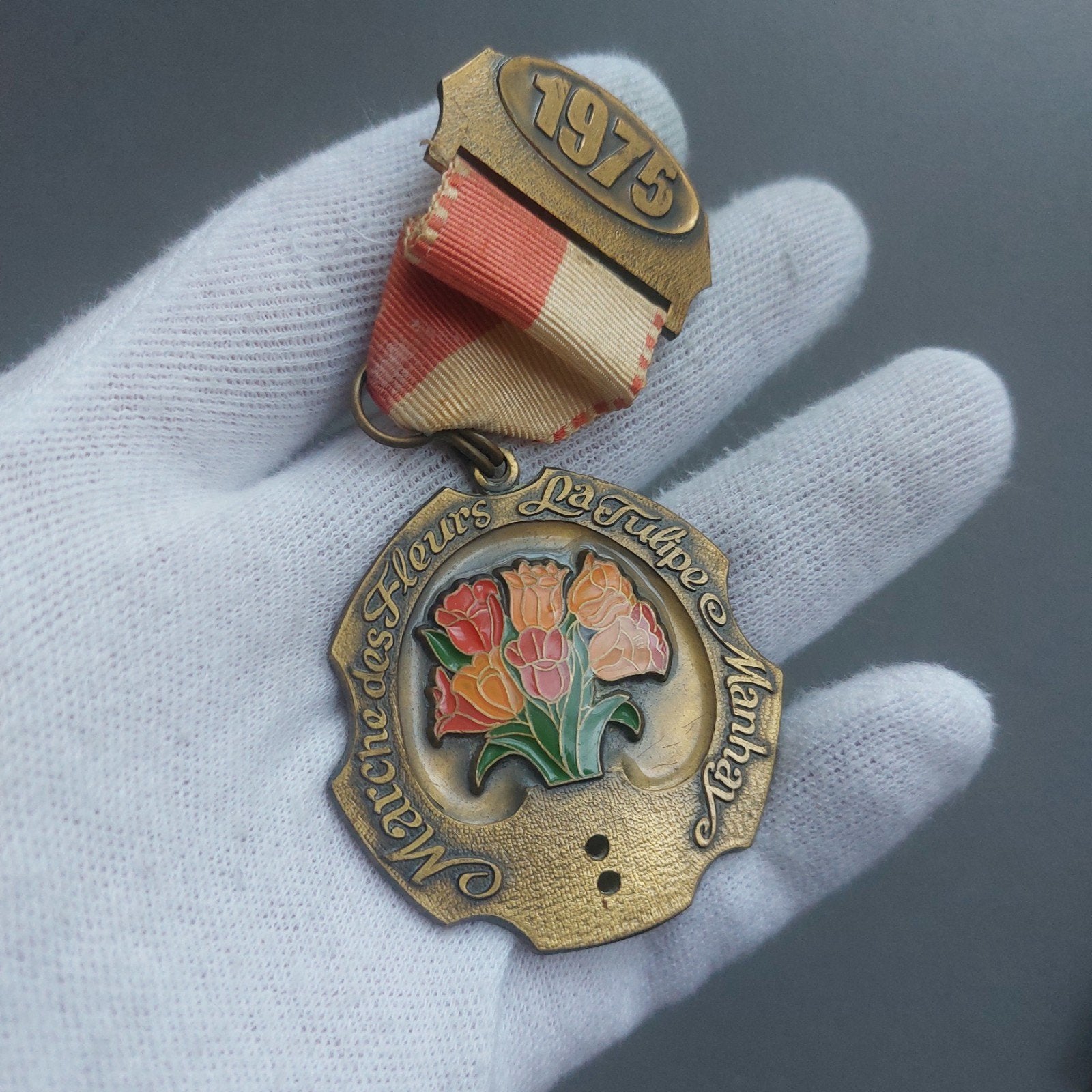 (Rare) Medaille / Belgique / Marché des Fleurs / Manhay 1975, Enlèvement ou Envoi