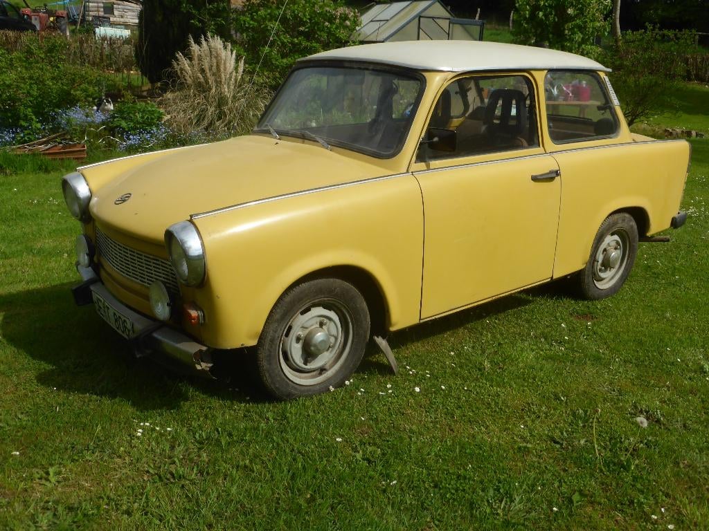 Trabant p601, Auto's, Voorwielaandrijving, 4 zetels, Stof, Beige