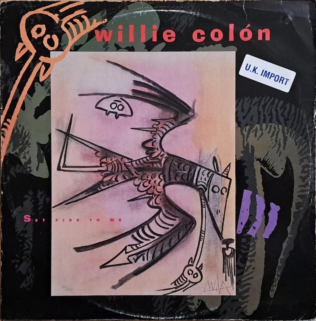 WILLIE COLON – Set Fire To Me ( 1986 Funk/Jazz UK Import ), Ophalen of Verzenden, Jazz
