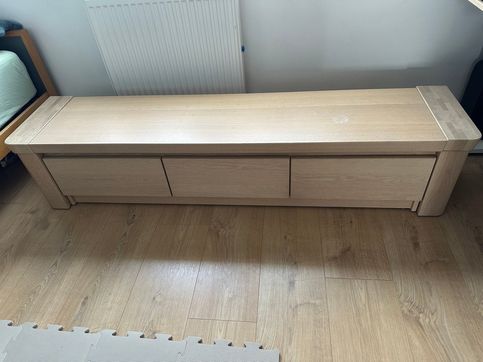 TV-meubel + salontafel in licht eiken, Ophalen, Zo goed als nieuw