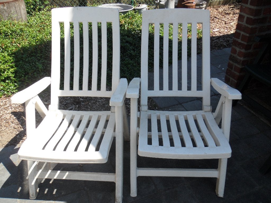 tuinstoelen, Ophalen, Gebruikt, Kunststof