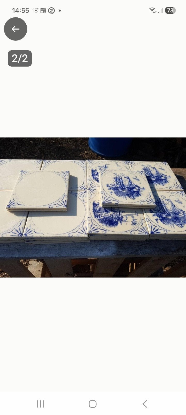 wandtegels, Antiek en Kunst, Ophalen