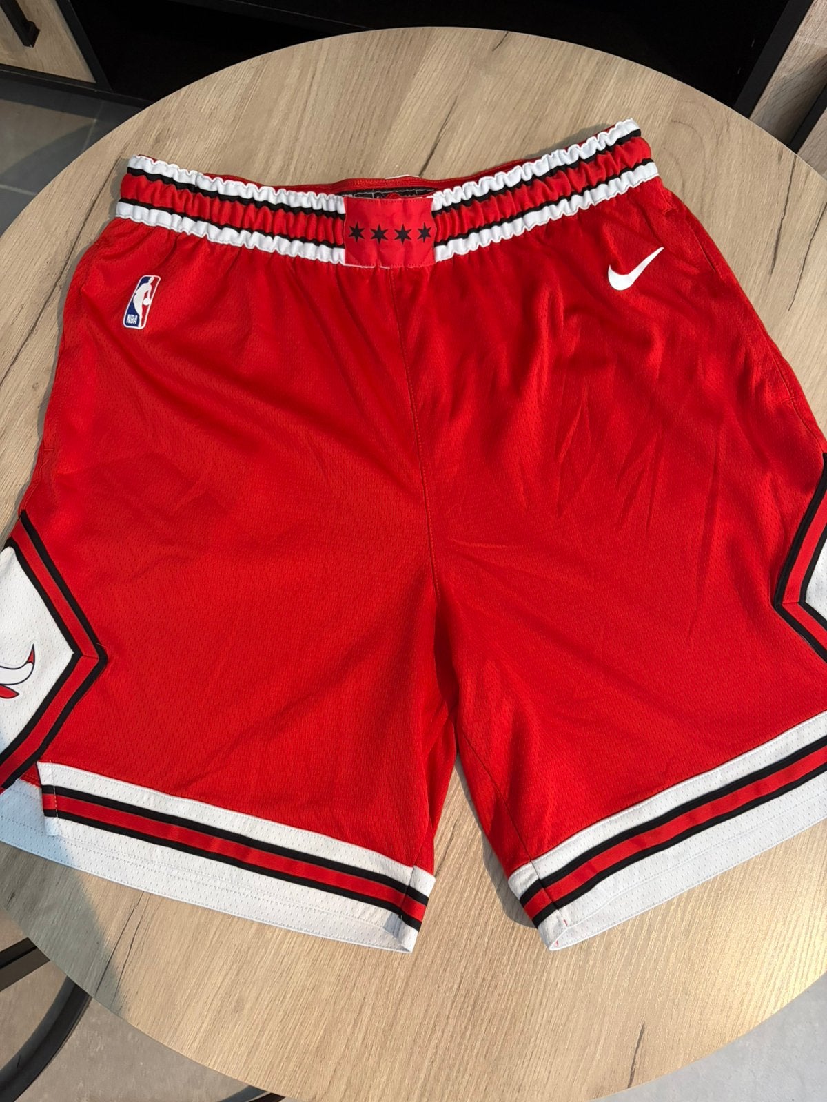 Basketbal Chicago Bulls short, Maat 52/54 (L), Verzenden, Zo goed als nieuw, Rood