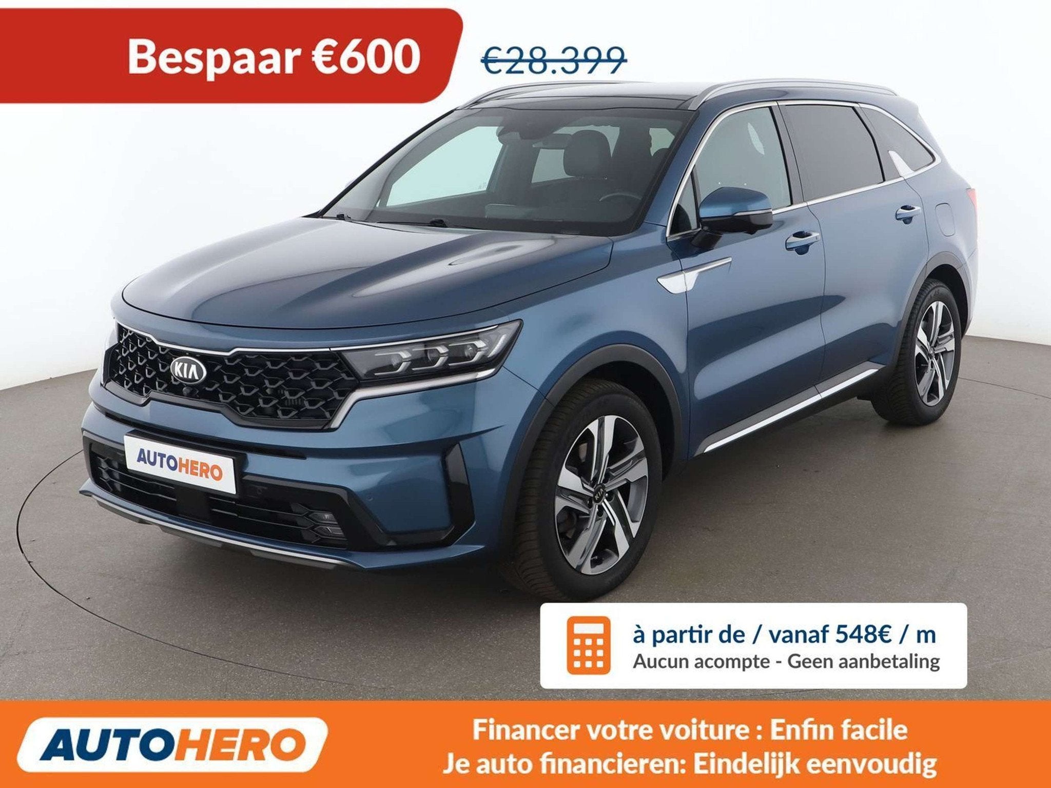 Kia Sorento 1.6 TGDI Plug-in Hybrid Platinum 4WD, Autos, Cuir, Achat, Euro 6, 7 places