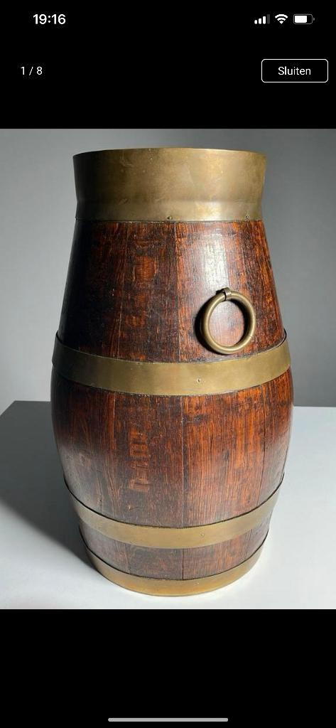 vintage paraplubak, Huis en Inrichting, Ophalen of Verzenden, Gebruikt, Hout