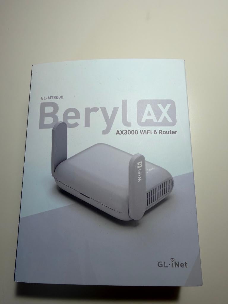 Travel router GL.iNet GL-MT3000 Wifi 6, Ophalen of Verzenden, Zo goed als nieuw, Router
